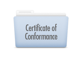 Certificate of Conformance