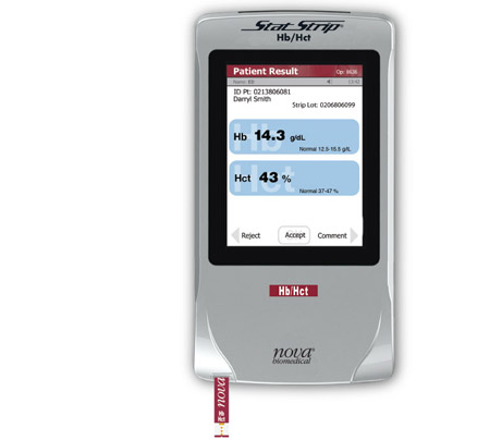 StatStrip Hemoglobin and Hematocrit Measuring System